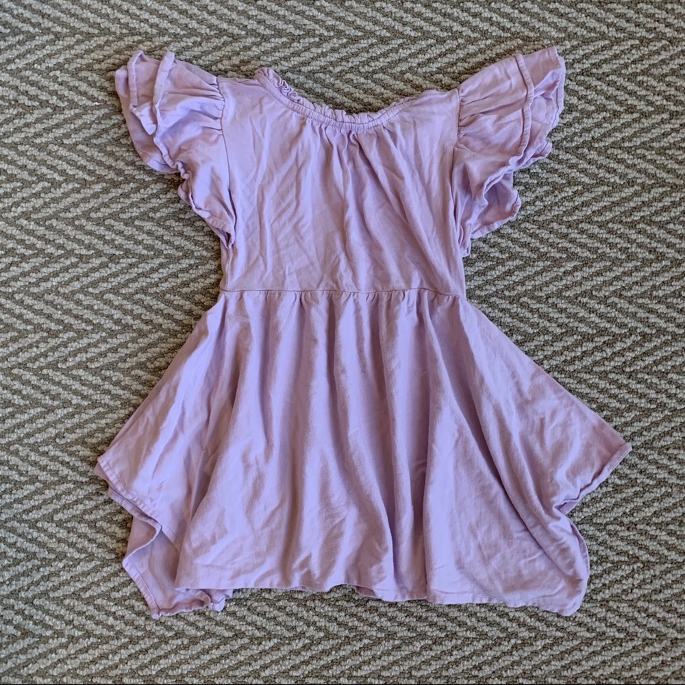 Crewcuts lilac flutter dress